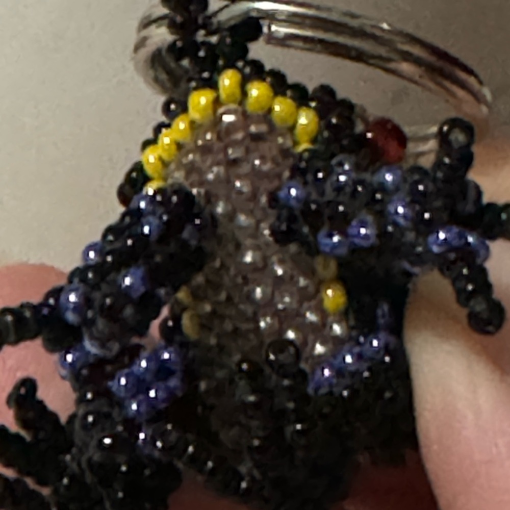 Handmade Beaded KeyChain-Frog - Picture 7 of 10